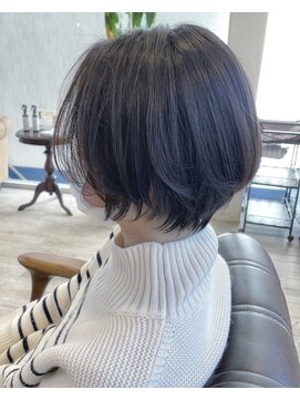 ラボヌールヘアーノーブル 新越谷店(La Bonheur hair noble) ゆったりショートボブ