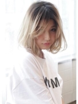 アグ ヘアー アソ 阿蘇店(Agu hair aso) 《Agu hair》小顔かわいいひし形ワンカールボブ