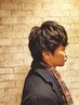 【ナチュラル】カット＋パーマ＋シェービング￥10450
