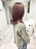 ヘアメイク ハピッシュ(hair make Happysh) ラベンダーピンクボブ＾＾