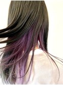 インナーカラー/うる艶パープル/吉祥寺/髪質改善トリートメント