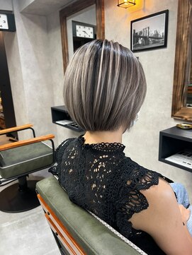 サニー 渋谷(SUNNY) バレイヤージュ、ココアベージュ、ハイライト、グレージュカラー