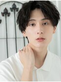 重めマッシュにパーマで軽い質感/大人のくせ毛スタイルB北浦和