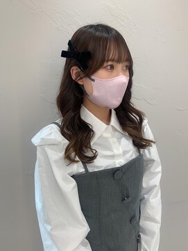 ボタン テンジン(VOTAN tenjin) 【ふうかすたいる】流行りの前髪顔周りカット