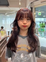 ヘアーアンドメイク ビス(HAIR&MAKE bis)&nbsp;ブリーチなしピンクブラウン♪【多田　華歌】