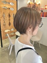 サンタフェ 岐阜島店(Santa'Fe) Santa'Fe式脱白髪染め白髪ぼかしカラー/ショート