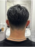 7:3分けショートスタイル