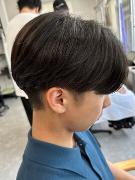 フゥ 宇都宮(FeU) 波巻きパーマメンズパーマメンズヘアツーブロックツイストパーマ
