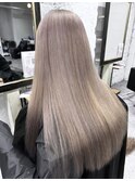 ミルクティーベージュハイライトカラーハイトーンケアブリーチ