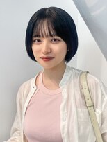 アイティー バイ アルバム 浦和店(IT by ALBUM)&nbsp;ボブルフ秋色オリーブカラー透明感カラーワンレン_ba529061