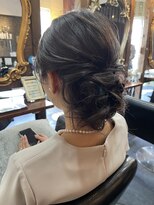 ヌーベルヴァーグ(Nouvelle Vague)&nbsp;結婚式アップスタイル