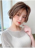 30代40代美髪ショートレイヤー極細ハイライト