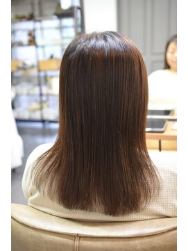 ポタム 東中野(potamu) ふわふわなクセっ毛さんのストレッチストレート