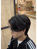 エッジ(EDGE)&nbsp;大分メンズ毛流れニュアンスフェザーパーマ刈らないショート