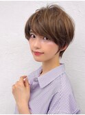 20代30代40代50代斜めバンググレージュカラーシルキーベージュ