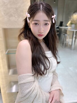 レーヴバイロンド 仙台(Reve by Lond) 小顔ココアベージュレイヤーカット髪質改善縮毛矯正仙台黒髪