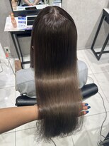 フォルテノエル 静岡鷹匠店(FORTE Noel)&nbsp;オリーブベージュ/透明感カラー/ブリーチカラー