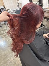 フルアヘッド(FULL A HEAD)&nbsp;ブリーチなしカラー/チェリーレッド