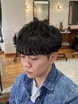 ザデイトウキョウ 表参道 青山(THE DAY TOKYO)&nbsp;表参道駅MEN’S/ニュアンスパーマ/刈り上げセンターパート