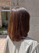 ヴィサージュバスク(VISAGE ba.s.k)&nbsp;大人可愛い前上がりボブスタイル