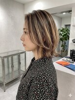 レラート デザイン コスタ 浦和(Relato DESIGN COSTA)&nbsp;くびれボブ×ハイライト