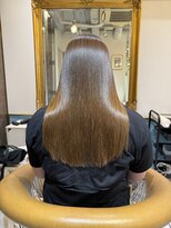 ロンドアベニール 北千住(Lond avenir)&nbsp;ダークパープル/髪質改善/縮毛矯正/オリーブベージュ/北千住