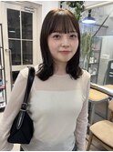 イメチェン/グレージュ/ケアカラー/前髪/表参道/原宿