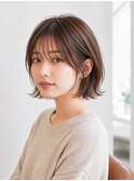 ショートボブ髪型20代30代40代50代前髪あり前髪なし面長丸顔蕨駅