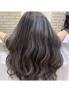 ハピネスフィール 宇治店(Happiness FEEL) バレイヤージュ グラデーション グレージュ 【happinessFEEL浦】