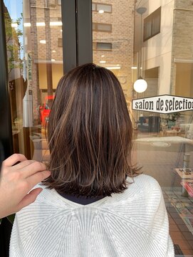 サロンドセレクション(salon de selection) ハイライト×スモーキートパーズ