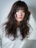 カバーヘア ブリス 北浦和(COVER HAIR bliss)&nbsp;ダークグレージュ小顔セミウェットウェーブx北浦和20代30代40代