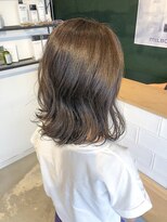 ソレカ(SORECA)&nbsp;【SORECA/ソレカ】切りっぱなしボブ×外ハネ×アッシュベージュ