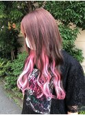☆LOCO☆顔周り華やか☆ピンクエクステ☆