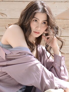 ロアー ヘアー ワメン(RAWR hair WaMen) 【RAWR】ココアブラウン_色気_ブルベ_パーマヘア