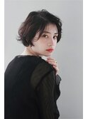 ショートボブのニュアンスパーマ