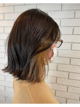 サボン バイ トッカ(savon by tocca) 外ハネ☆ピアスカラー☆ゴールド