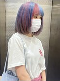 #派手髪女子/キキララカラー