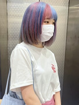 ホワイト 梅田(white) #派手髪女子/キキララカラー