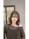 20代30代40代◎大人外ハネ シースルーバング ららぽーと福岡