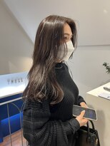 トレス(TRESS)&nbsp;ブラウンベージュ　シアーカラー　レイヤーカット