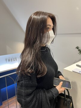 トレス(TRESS) ブラウンベージュ　シアーカラー　レイヤーカット