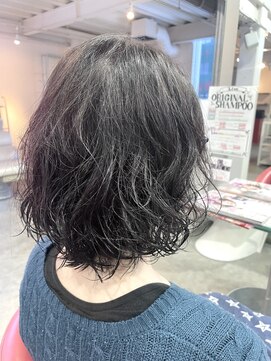 ヘア スパ リゾート リアン(hair spa resort Lien) ミディアムボブ　ふわふわパーマスタイル
