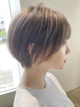 エクラバイナチュラル(eclat by Natural) ☆シンプルショートのこなれハイトーン☆