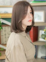 カバーヘア ブリス 大宮西口(COVER HAIR bliss) ■長めバンググレージュカラーエアストレート308★大宮30代40代