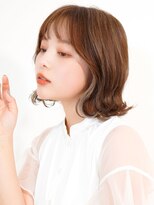 ラフィスヘアー トゥー 倉敷店(La fith hair too.)&nbsp;【La fith】セクションカラー×外ハネボブ