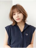 切りっぱなし/くびれヘア/レイヤーボブ