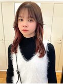 韓国ヘア/レイヤーカット/暖色カラー/メテオカラー