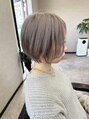 オーブ ヘアー デール 鳥栖店(AUBE HAIR dale)&nbsp;ハイトーンカラーのショートカット大好きです！！！