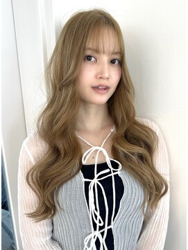 レミエ ダイカンヤマ(lemiie) ウェーブヘアスタイリング☆ベージュカラー
