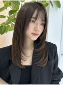 ハイライトカラーグレージュベージュケアブリーチダブルカラー